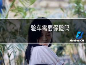 验车需要保险吗