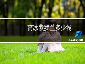 高冰紫罗兰多少钱