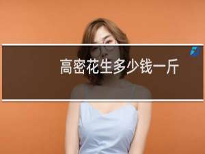 高密花生多少钱一斤