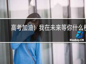高考加油！我在未来等你什么梗