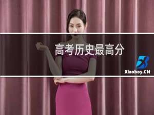 高考历史最高分