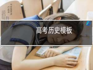 高考历史模板