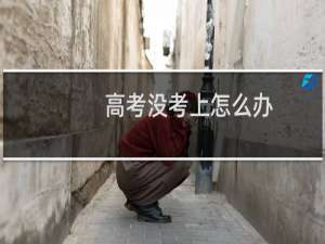 高考没考上怎么办