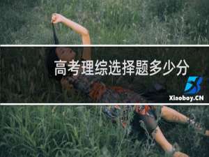 高考理综选择题多少分