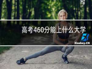 高考460分能上什么大学