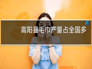 高阳县毛巾产量占全国多少