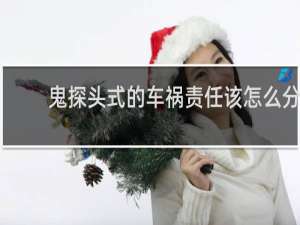 鬼探头式的车祸责任该怎么分