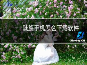魅族手机怎么下载软件