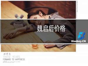 魏启后价格
