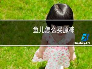 鱼儿怎么买原神
