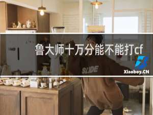 鲁大师十万分能不能打cf