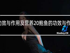 鲍鱼的功效与作用及营养 鲍鱼的功效与作用及营养简述