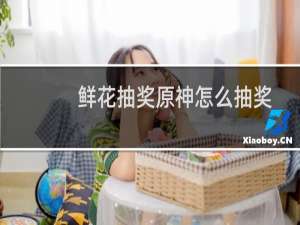 鲜花抽奖原神怎么抽奖