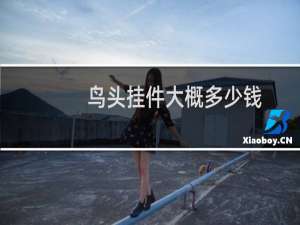 鸟头挂件大概多少钱