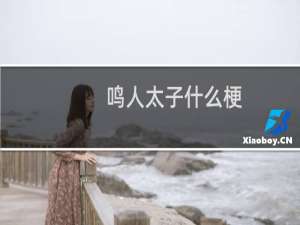 鸣人太子什么梗