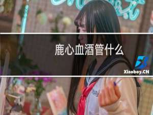 鹿心血酒管什么