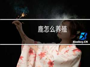 鹿怎么养殖