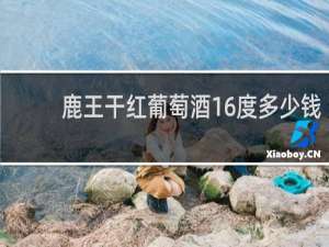 鹿王干红葡萄酒16度多少钱