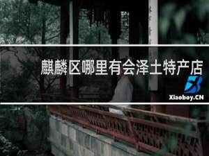 麒麟区哪里有会泽土特产店