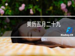 黄历五月二十九