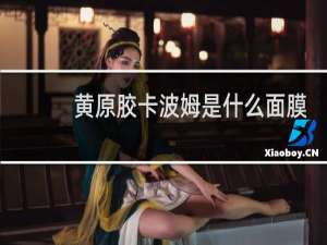 黄原胶卡波姆是什么面膜