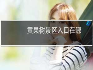 黄果树景区入口在哪
