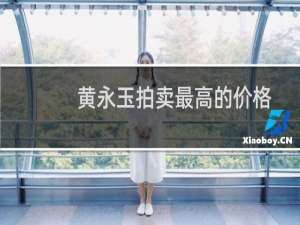 黄永玉拍卖最高的价格