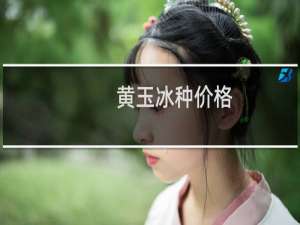 黄玉冰种价格