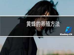 黄蜂的养殖方法