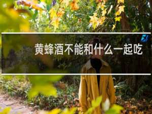 黄蜂酒不能和什么一起吃