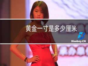 黄金一寸是多少厘米