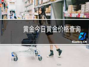 黄金今日黄金价格查询