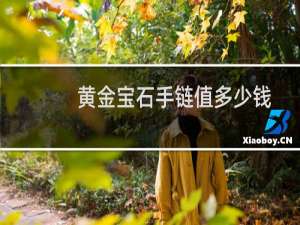 黄金宝石手链值多少钱