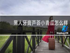 黑人牙膏芦荟小青瓜怎么样