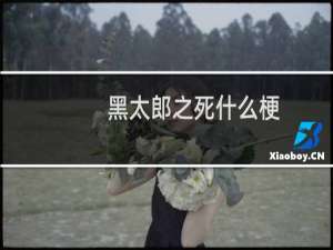 黑太郎之死什么梗