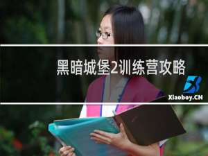 黑暗城堡2训练营攻略