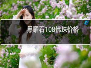 黑曜石108佛珠价格