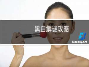 黑白解谜攻略