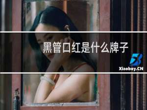 黑管口红是什么牌子