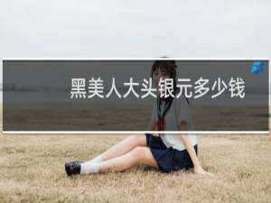 黑美人大头银元多少钱