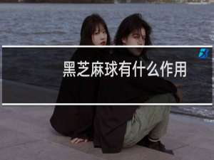 黑芝麻球有什么作用