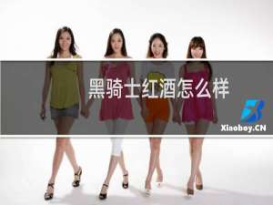 黑骑士红酒怎么样