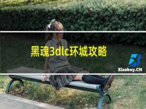 黑魂3dlc环城攻略