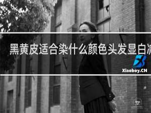 黑黄皮适合染什么颜色头发显白减龄