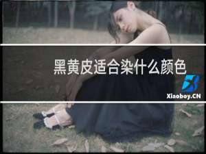 黑黄皮适合染什么颜色