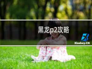 黑龙p2攻略