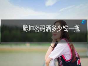 黔坤密码酒多少钱一瓶