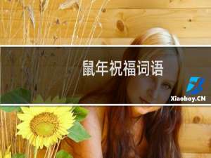 鼠年祝福词语