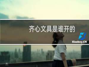 齐心文具是谁开的