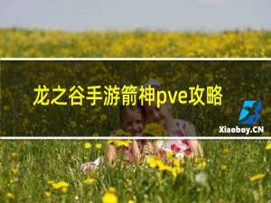 龙之谷手游箭神pve攻略